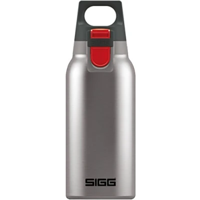 Abbildung von SIGG Isolierte Trinkflasche Thermosflasche Hot &amp; Cold One Brushed Mit Teesieb Auslaufsicher BPA frei 18/8 Edelstahl Camping Outdoor 0,3L
