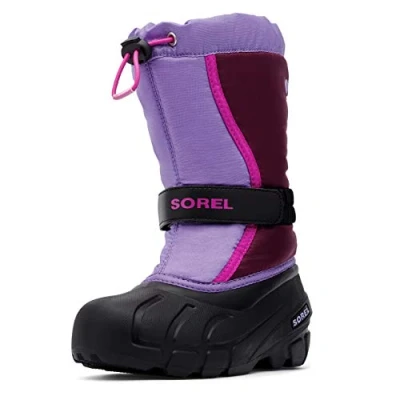 Abbildung von Sorel KIDS FLURRY Schneestiefel für Unisex Baby, Lila (Purple Dahlia x Paisley Purple) Children, 30 EU