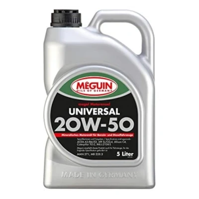 Abbildung von Meguin Megol Universal SAE 20W 50 5 L mineralisches Motoröl Art. Nr.: 4381