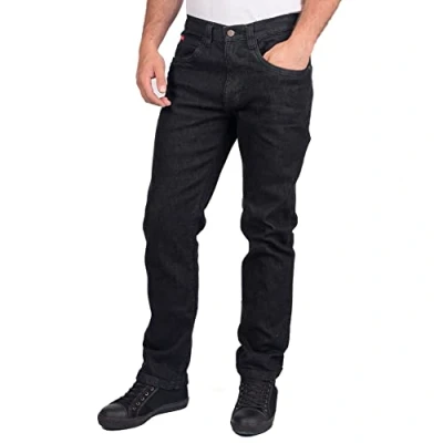 Abbildung von Lee Cooper Herren LCPNT219 Workwear 5 Pocket Wash Stretch Denim Jeans, Schwarz, 32W / 33L