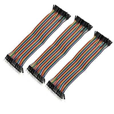 Abbildung von Aihasd 120P 30cm männlich weiblich Dupont Jumper Cable for Breadboard Circuit Test