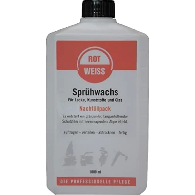 Abbildung von ROTWEISS 2112 Sprühwachs 1 L Nachfüllflasche