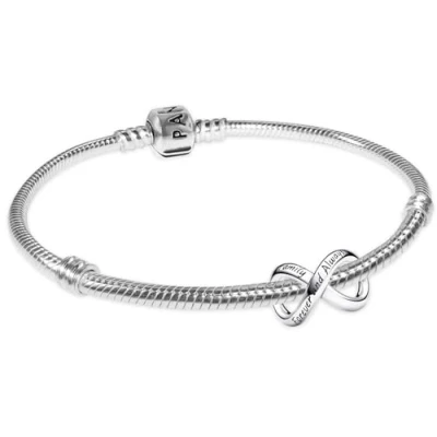 Abbildung von PANDORA Damenarmband Starter Set Für Immer &amp; Ewig Unendlichkeit Silber 68309 19 cm