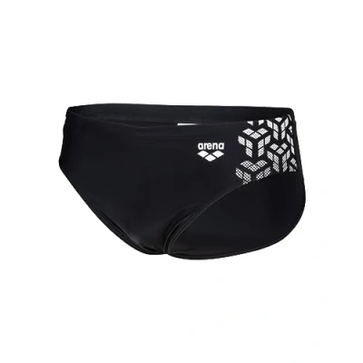 Abbildung von Arena Kikko Badehose Slip, Herren, Größe: 7, Black white