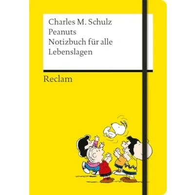 Abbildung von Peanuts. Notizbuch für alle Lebenslagen: Hochwertiges Notizbuch, A5, liniert, Mit Fadenheftung, Lesebändchen und Verschlussgummi Comics von Snoopy &amp; Co.