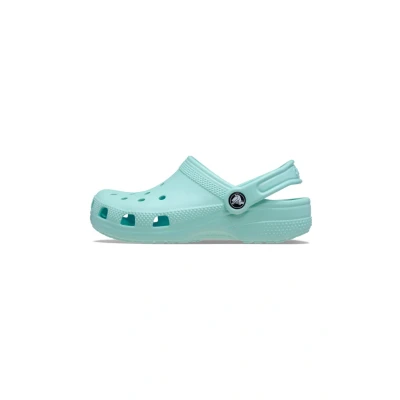 Abbildung von Crocs Classic Pantolette flach für Kinder, Größe: 22/23, Aquamarine Kunststoff