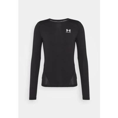 Abbildung von Under Armour Heatgear Comp Longsleeve Herren Schwarz, Weiß, Größe S