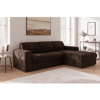 Abbildung von OTTO home Ecksofa "BORNHOLM 2.0 L-Form, Breite 220 cm, Verlässliche Qualität, Chenille" Recamiere links/rechts bestellbar, Bezug - Chenille oder Struktur