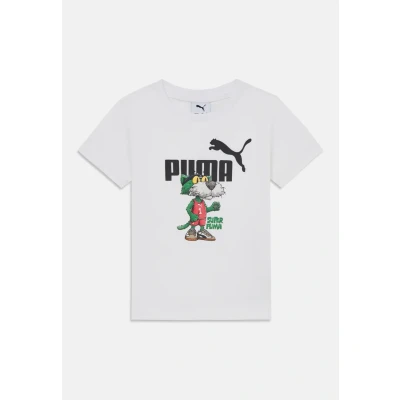 Abbildung von Puma Super Graphic TEE Tshirt print für Kinder, Größe: 110, White