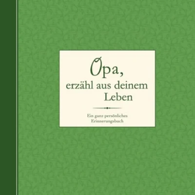 Abbildung von Opa, erzähl aus deinem Leben: Ein ganz persönliches Erinnerungsbuch