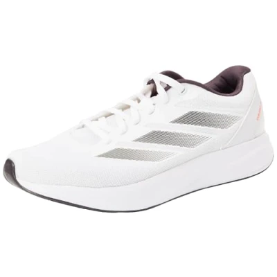 Abbildung von adidas Unisex Duramo RC Running Shoes Laufschuhe, Cloud White/Aurora met/solar red, 36 2/3 EU
