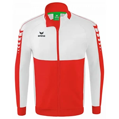 Abbildung von Erima SIX Wings Trainingsjacke, Herren, Größe: Large, Rotweiss