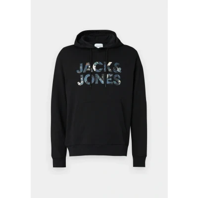 Abbildung von Jack &amp; Jones Jjebryan CORP LOGO HOOD Sweatshirt, Herren, Größe: XL, Black
