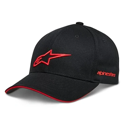 Abbildung von Alpinestars Rostrum Hat Herren Baseballkappe, Schwarz/Rot, Einheitsgröße