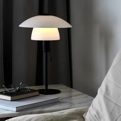 Abbildung von Nordlux Tischleuchte »VERONA«, 1 flammig, Leuchtmittel E27 ohne Leuchtmittel, Opal Glas mundgeblasen