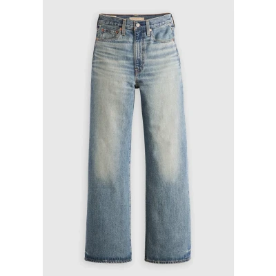 Abbildung von Levi&#039;s Ribcage WIDE LEG Jeans Relaxed Fit, Damen, Größe: 27x34, Blue denim