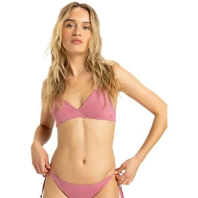 Abbildung von Roxy Beach Classics TRI Bikinitop, Damen, Größe: XS, Heather rose
