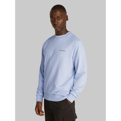 Abbildung von Calvin Klein Linear BOX LOGO Sweatshirt, Herren, Größe: XL, Zen blue