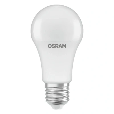 Abbildung von OSRAM STAR+ LED Lampe mit E27 Sockel, Warmweiss(2700K), 9W, Dämmerungssensor, klassische Birnenform, Ersatz für 60W Glühbirne, matt, DAYLIGHT SENSOR CLASSIC A, 1 Stück (1er Pack)