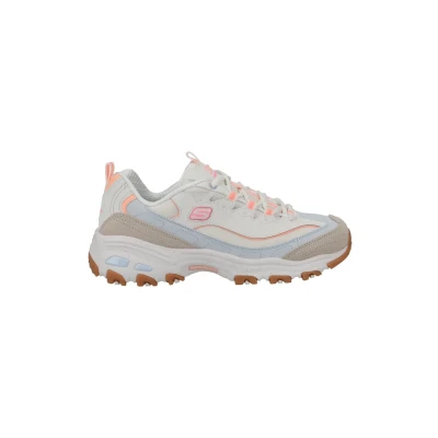 Abbildung von Skechers Damen Sneakers, Natural Leather/Mesh/Multi Trim, 38 EU