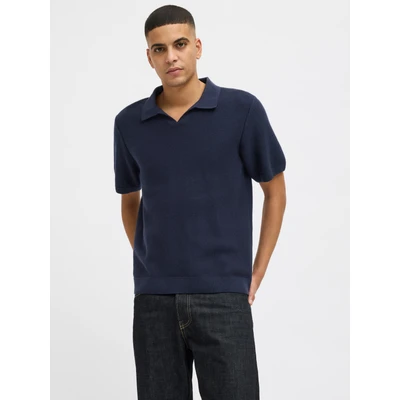 Abbildung von Jack &amp; Jones Premium Jprcceaston Split NECK Strickpullover, Herren, Größe: Large, Rain drum