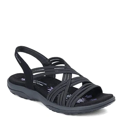 Abbildung von Skechers Reggae Slim Simply Stretch Damen Schuhe, Schwarz, 41 EU Weit