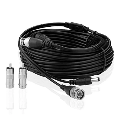 Abbildung von SIENOC 10 Meter BNC Video Kabel CCTV Verlängerungskabel,mit Power DC Anschluss, mit RCA Adapter,für Überwachungskamera Home Surveillance Closed Circuit TV System