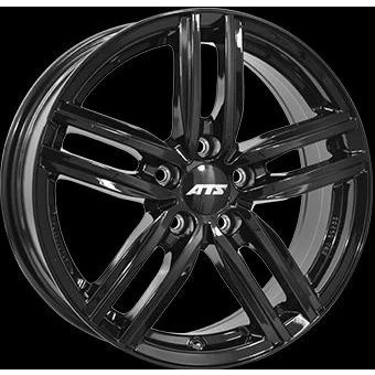 Abbildung von ATS 5 loch 17Zoll 112mm Alufelge Antares hyper silber schwarz Horn poliert AT75745B62 6 Felge