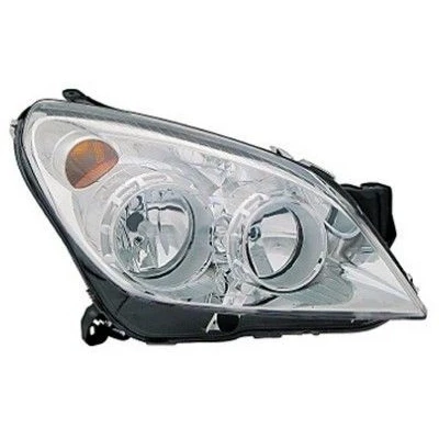Abbildung von VAN WEZEL 3745964 Scheinwerfer rechts H7, H1 gelb für Rechtsverkehr mit Stellmotor LWR PX26d OPEL: Astra H GTC, Hatchback, Caravan