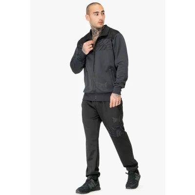 Abbildung von Tapout Normale Passform Spirit SET Trainingsanzug, Herren, Größe: 3XL, Black grey