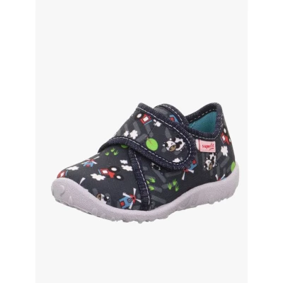 Abbildung von Superfit Hausschuh »SPOTTY WMS: Mittel«, Klettschuh, Kindergarten Schuh mit Motiv, Größenschablone zum Download