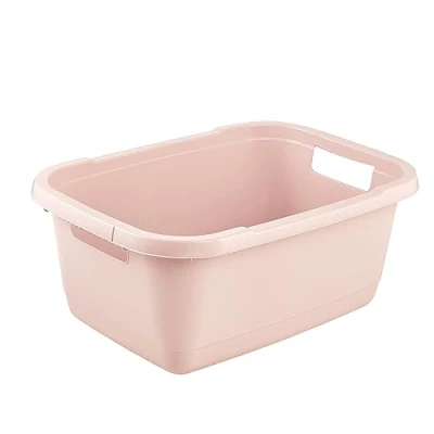 Abbildung von keeeper Wäschewanne, Stabiler Kunststoff, 32 l, Aenna, Nordic Pink