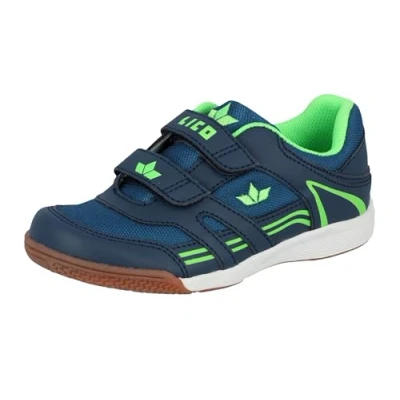 Abbildung von Lico Unisex Kinder Active Indoor V Hallenturnschuhe, Marine Lemon, 28 EU