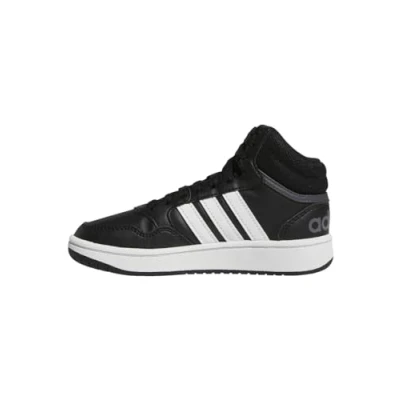 Abbildung von adidas Unisex Kinder Hoops Mid Shoes Schuhe, Core Black/Cloud White/Grey Six