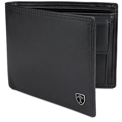 Abbildung von TRAVANDO Geldbörse Herren Groß TÜV RFID Zertifiziert Portmonee mit 13 Kartenfächern Münzfach Oslo Geldbeutel Wallet Portemonnaie for Men