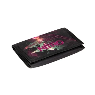 Abbildung von Nitro Snowboards 2018 Münzbörse, 14 cm, Schwarz (Negro Rose)