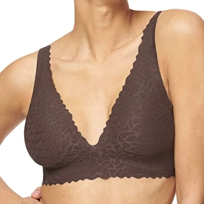 Abbildung von sloggi Damen Zero Feel Lace 2.0 Top, EBONY BROWN, M