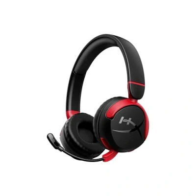 Abbildung von HyperX Cloud Mini Wireless Headset. Compatible with PC, Chromebook, Nintendo Switch, Playstation Controllers, Xbox Phones, Laptops, Tablets, Black
