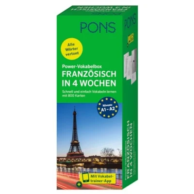 Abbildung von PONS Power Vokabelbox Französisch: Schnell und einfach Vokabeln lernen mit 800 Karten