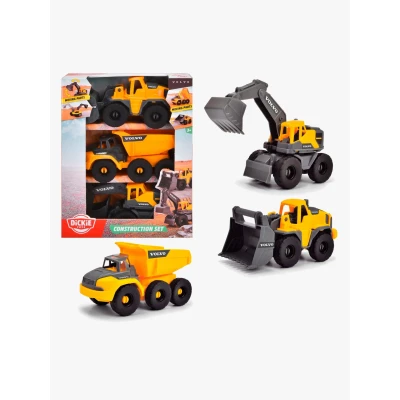 Abbildung von Dickie Toys Volvo Baufahrzeugen 3er Pack