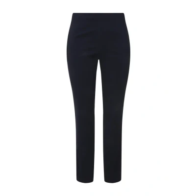 Abbildung von Ulla Popken PLUS SIZE Bengaline SLIM LEG Stoffhose, Damen, Größe: 48, Tiefdunkelblau