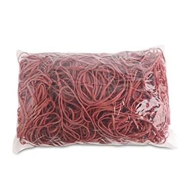 Abbildung von OFFICE PRODUCTS Gummibander Durchmesser: 80mm Farbe: Rot/Gewicht: 1000g 1 kg/Haushaltsgummi Gummiringe Gummi/Kautschuk 60% / Gummis für Zuhause Büro Schule