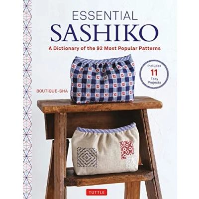 Abbildung von Essential Sashiko: 92 of the Most Popular Patterns (with 11 Projects and Actual Size Templates)