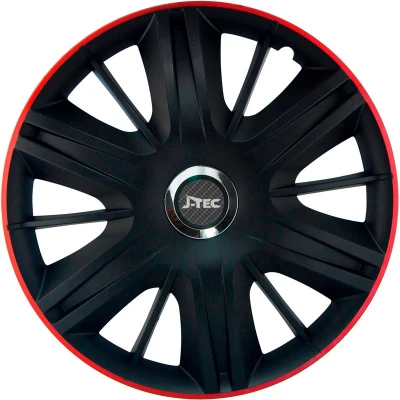 Abbildung von J TEC Maximus GTR J13577 Radblenden 13Zoll schwarz/rot, chrom