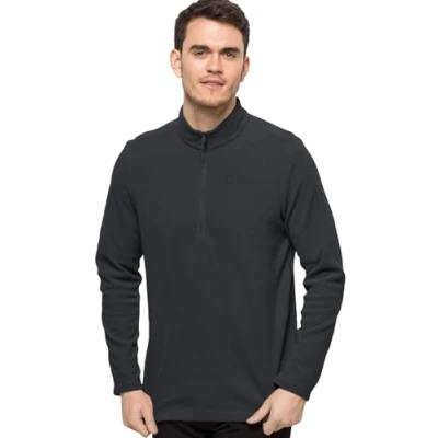Abbildung von Jack Wolfskin Taunus HZ M Fleecepullover, Herren, Größe: Large, Phantom