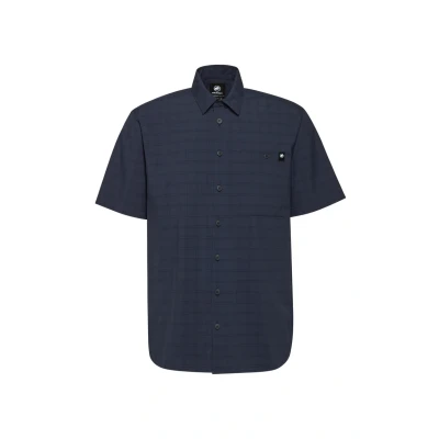 Abbildung von Mammut Lenni Shirt Men Outdoor Hemd für Herren, Atmungsaktiv, Kurzarm Marine Black, M