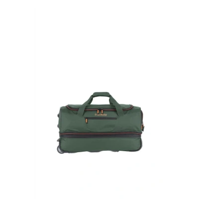 Abbildung von Travelite Basics Rollenreisetasche 55 32 Dunkelgrün Reisetasche mit Rollen Weichgepäck