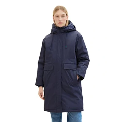 Abbildung von TOM Tailor Wintermantel, Damen, Größe: Medium, Sky captain blue