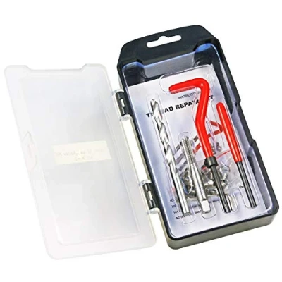 Abbildung von BestsQ 25 Stück Gewindereparatursatz Bohrer Helicoil Repair Kit Kompatibel Handwerkzeug Set für Auto Reparatur Größe:M7X1.0
