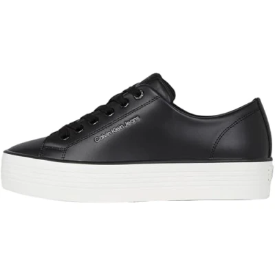 Abbildung von Calvin Klein Jeans BOLD Sneaker low, Damen, Größe: 37, Black/bright white Schuhe